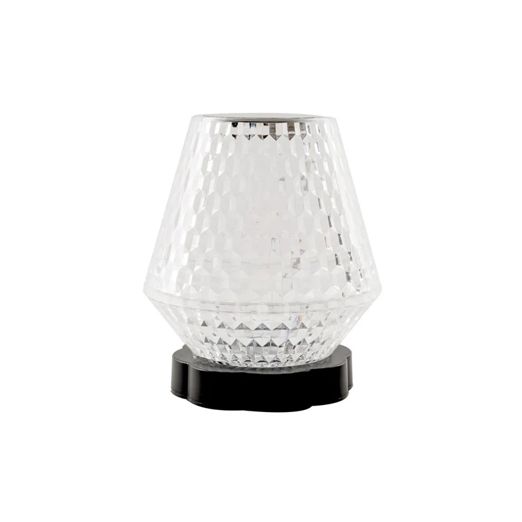 Lâmpada de mesa com atmosfera de cristal em forma de copo de vinho USB LED
