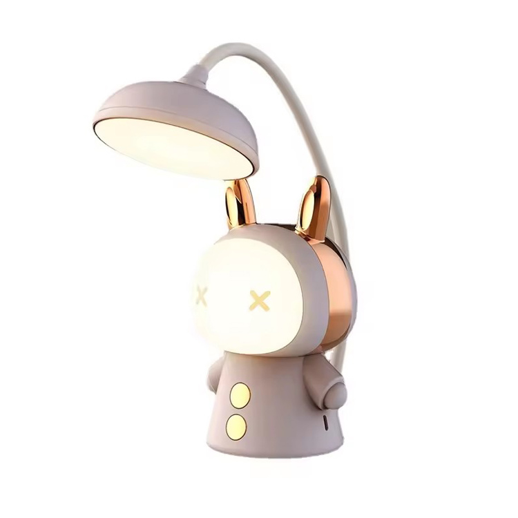 Lâmpada de mesa promocional infantil recarregável USB dos desenhos animados