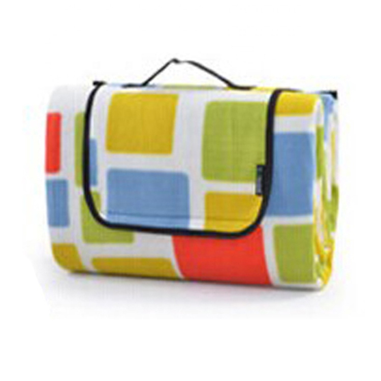 Tapete de acampamento grande com suporte à prova d'água para alça de piquenique