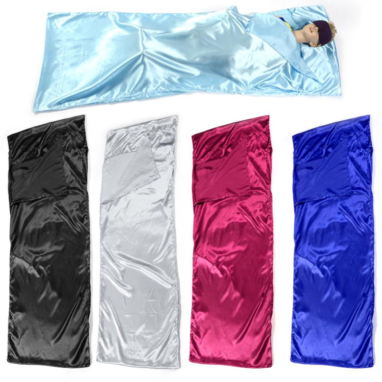 Saco de dormir de seda estilo envelope confortável 2025 por atacado