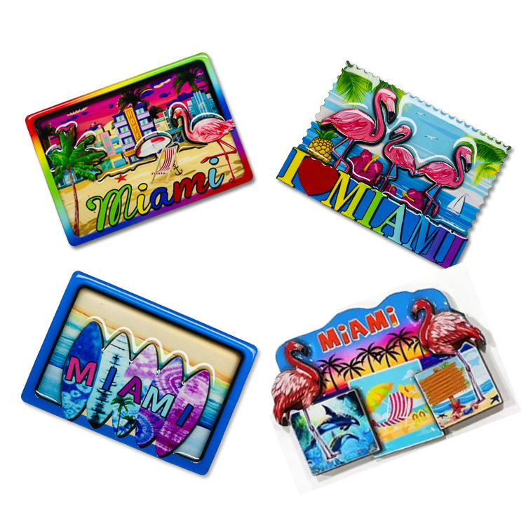 Imã De Geladeira Wood Town City Name Road Sign Souvenir